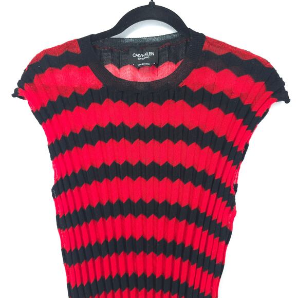 CK 205 Collection Raf Simons Pre Fall 2019 Men Runway Luxury Wool Sweater Vest M - Picture 2 of 16